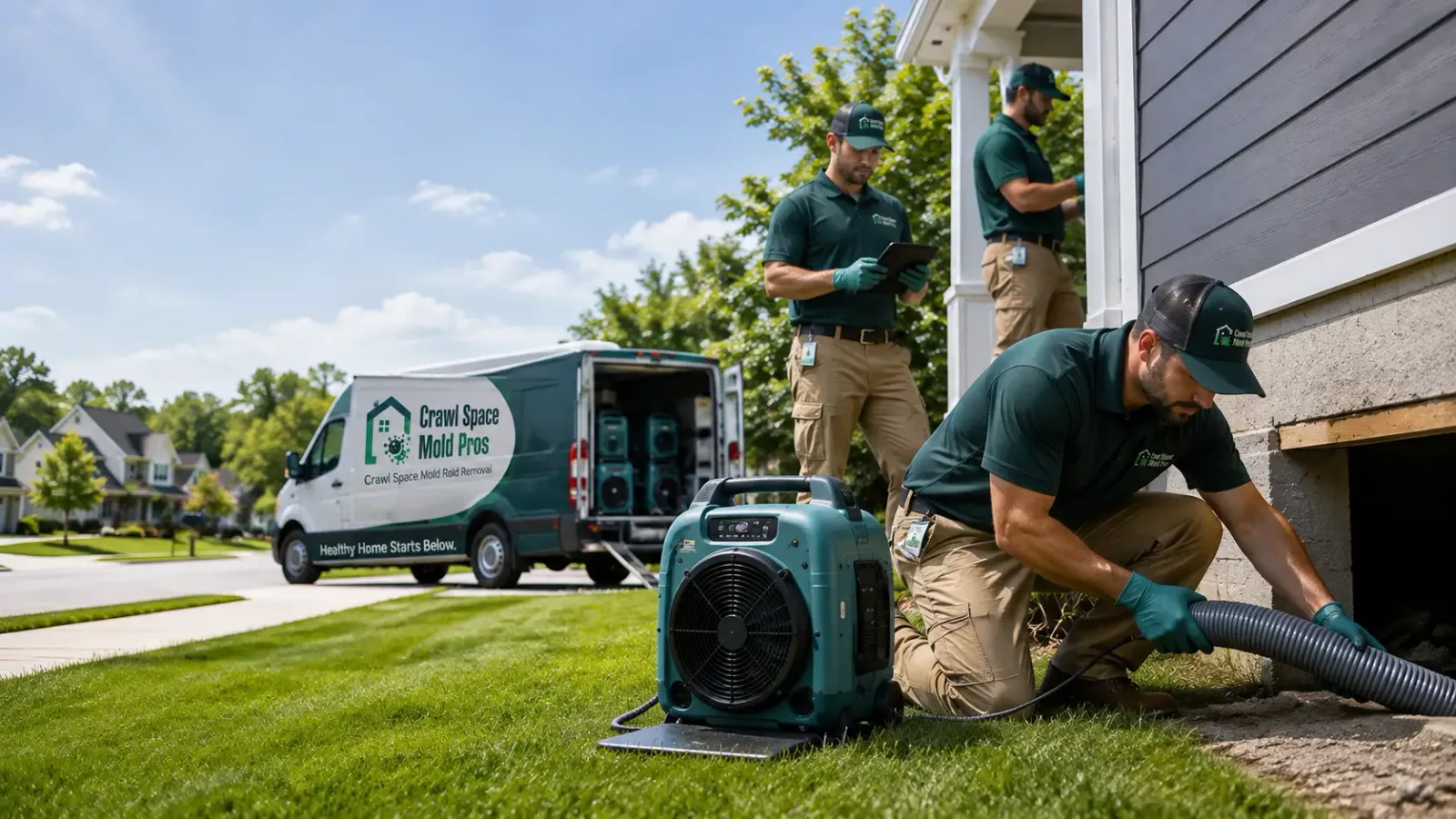 Crawl Space Mold Removal in Depauw, IN